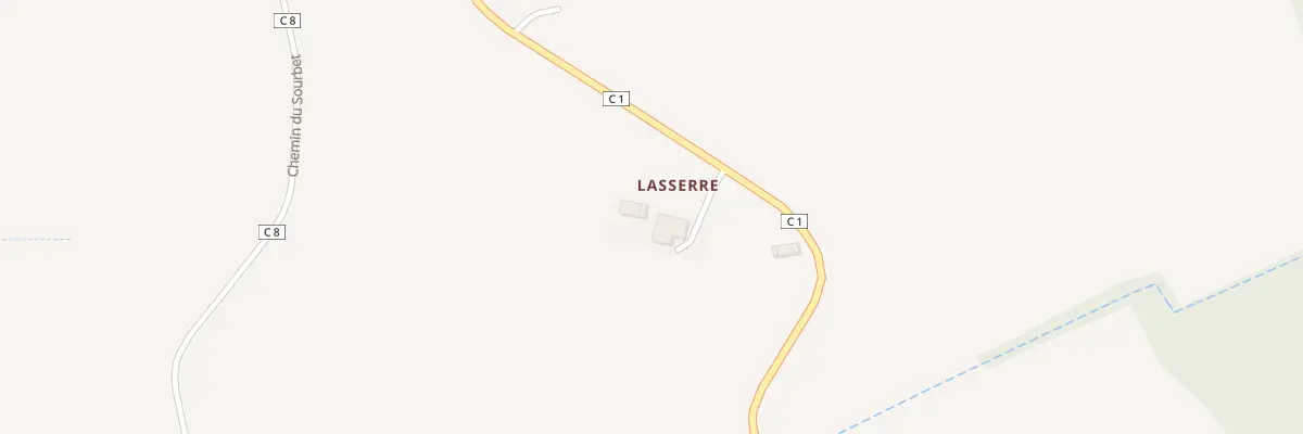 Plan du 284 Rte de Lussan à Marsan