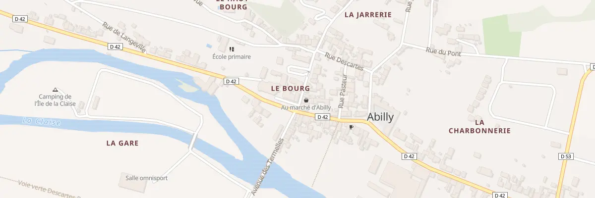 Plan du 2 Pl de l’Eglise à Abilly