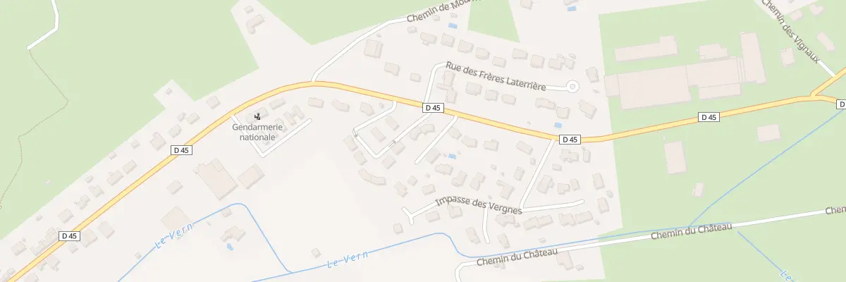 Plan du 8 Res des Garriguettes à Vergt