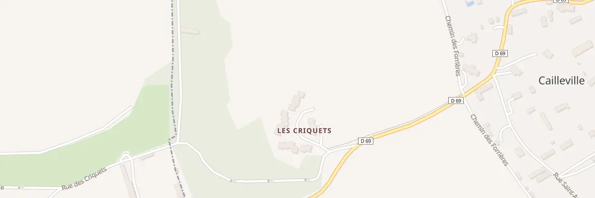 Plan du 17 Les Criquets à Cailleville