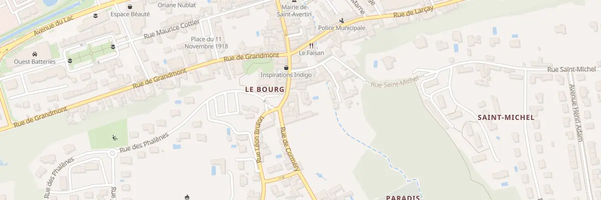 Plan du 18 Rue de Cormery à Saint-Avertin