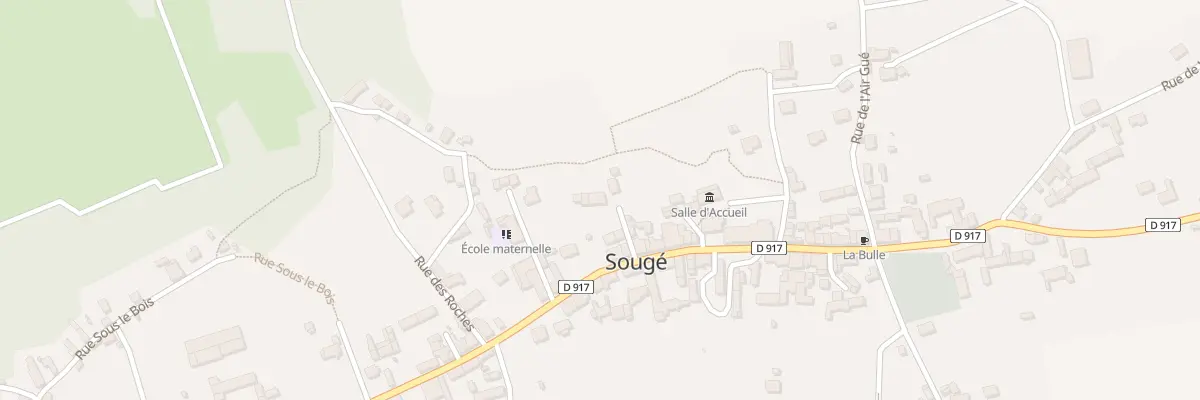 Plan du 2 Imp de la Pointe à Sougé