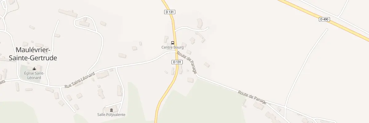 Plan du 885 Rte de Caudebec à Maulévrier-Sainte-Gertrude