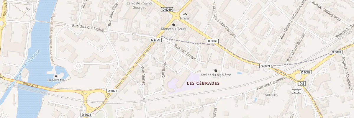 Plan du 2 Rue des Ecoles à Sanilhac