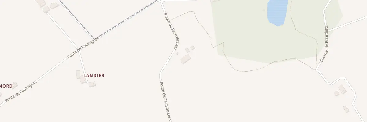 Plan du 135 Rte de Pech de Lard à Saint-Antoine-de-Ficalba