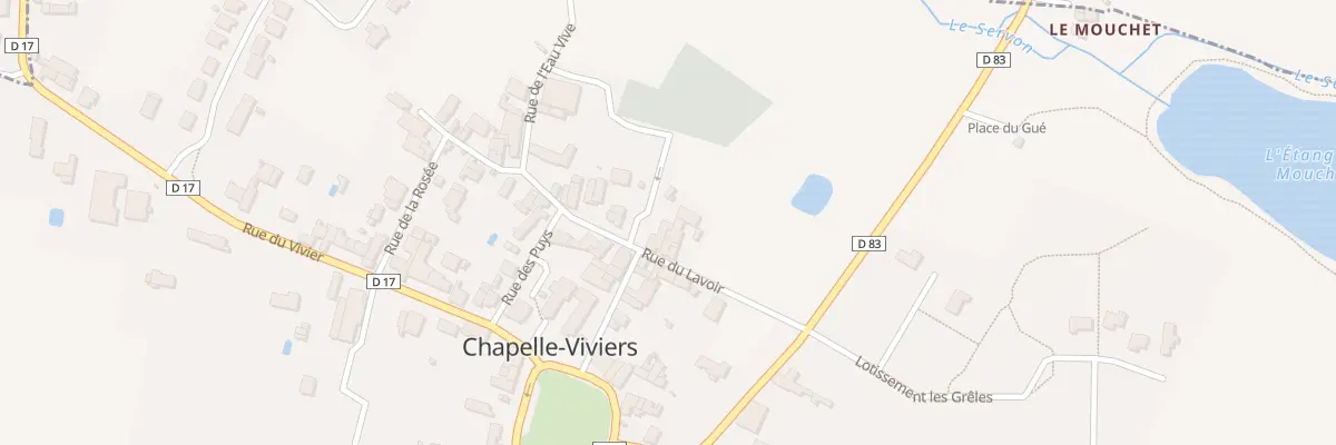 Plan du 2 Pl du Gué à Chapelle-Viviers