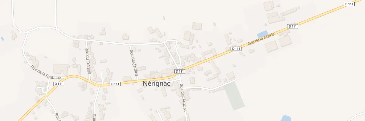 Plan du 2 Rue de la Forge à Nérignac
