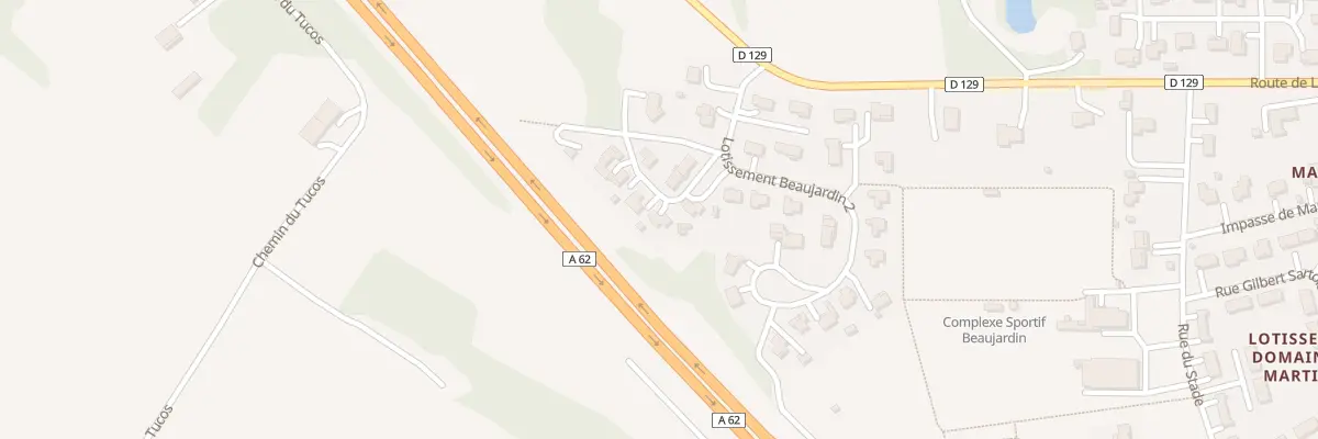 Plan du 4 Lot Martet à Caudecoste