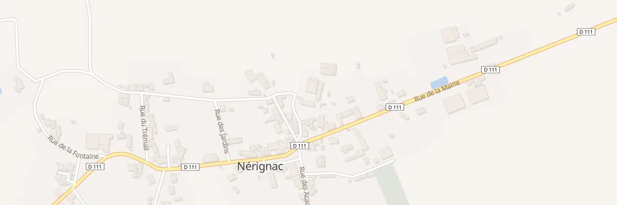 Plan du 4 Rue de la Forge à Nérignac