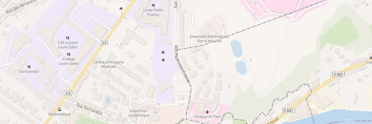 Plan du 44 Rue Paul Louis Courier à Trélissac