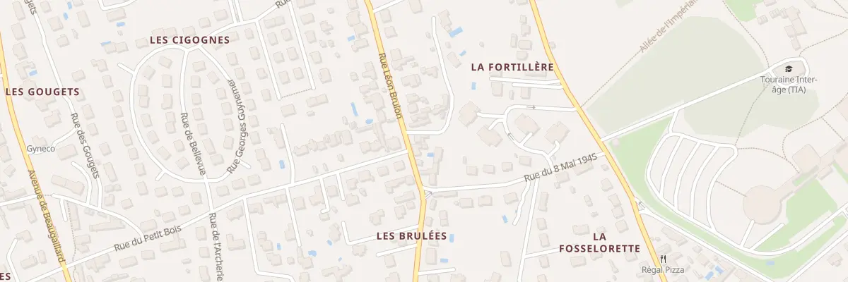 Plan du 82 Rue Léon Brûlon à Saint-Avertin
