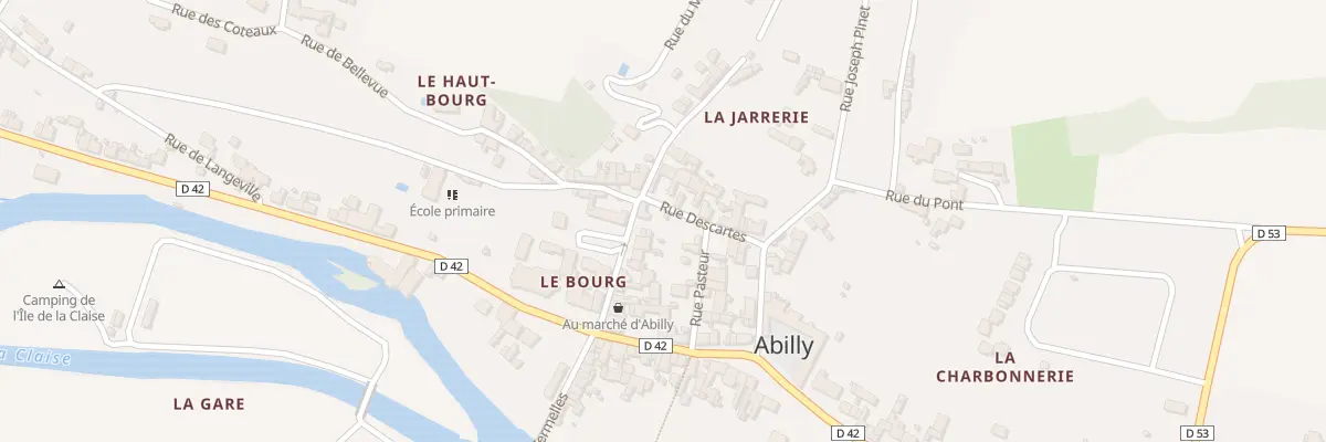 Plan du 15 Rue Rabelais à Abilly