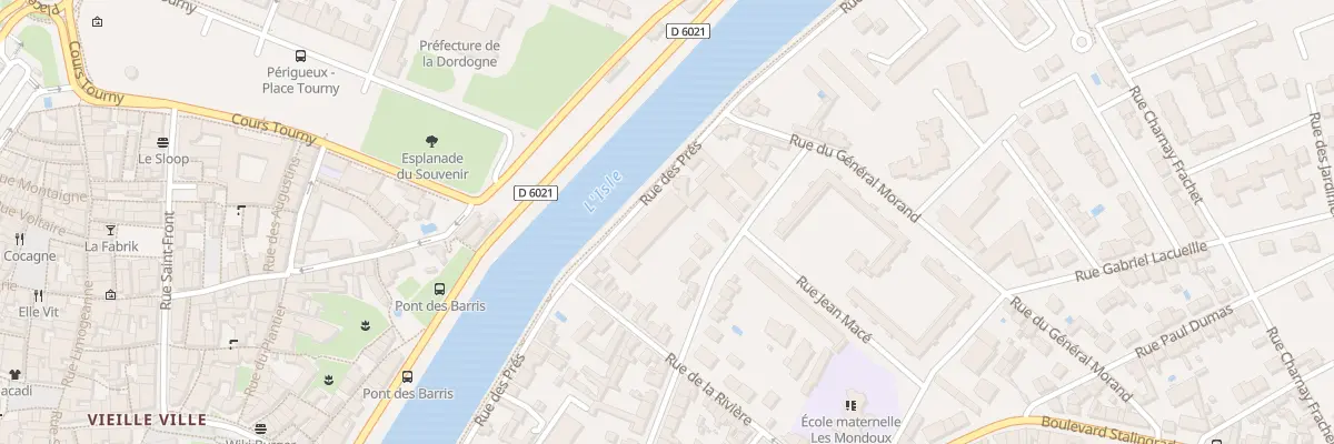 Plan du 14 Rue des Prés à Périgueux