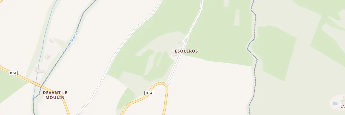 Plan du 34 Esquiros à Saint-Ferréol-de-Comminges