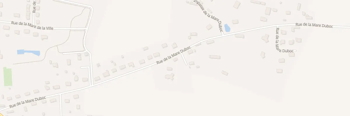 Plan du 16 Rue de la Mare Duboc à Rougemontier