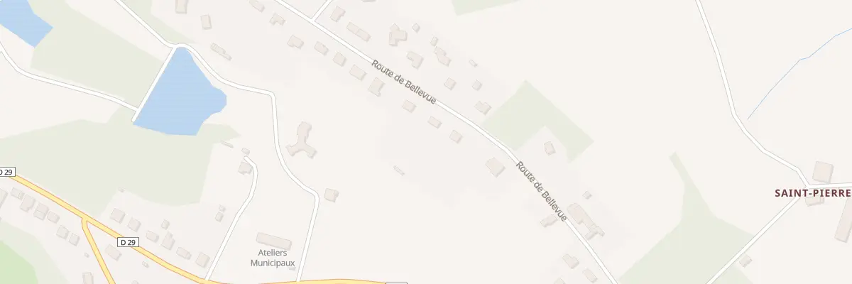 Plan du 53 Rte de Bellevue à Chabanais