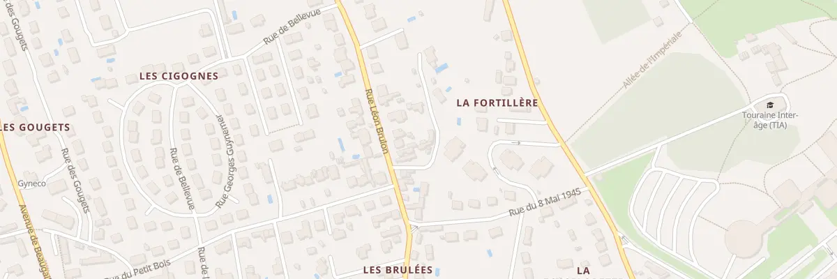 Plan du 76 Rue Léon Brûlon à Saint-Avertin