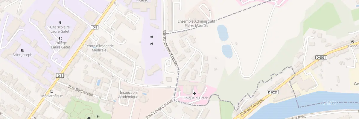 Plan du 38 Rue Paul Louis Courier à Trélissac