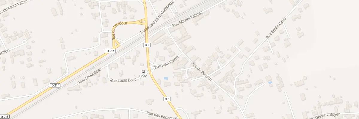 Plan du 25 Rue du Pouech à Saint-Gaudens