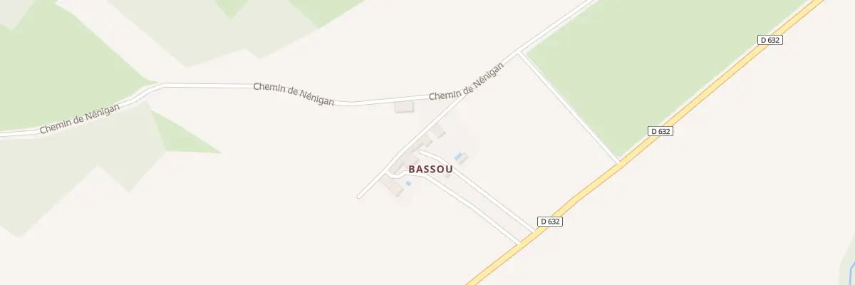Plan du 77 Bassou à Puymaurin