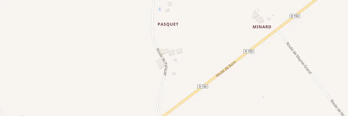 Plan du 190 Rte de Pasquet à Saint-Eutrope-de-Born