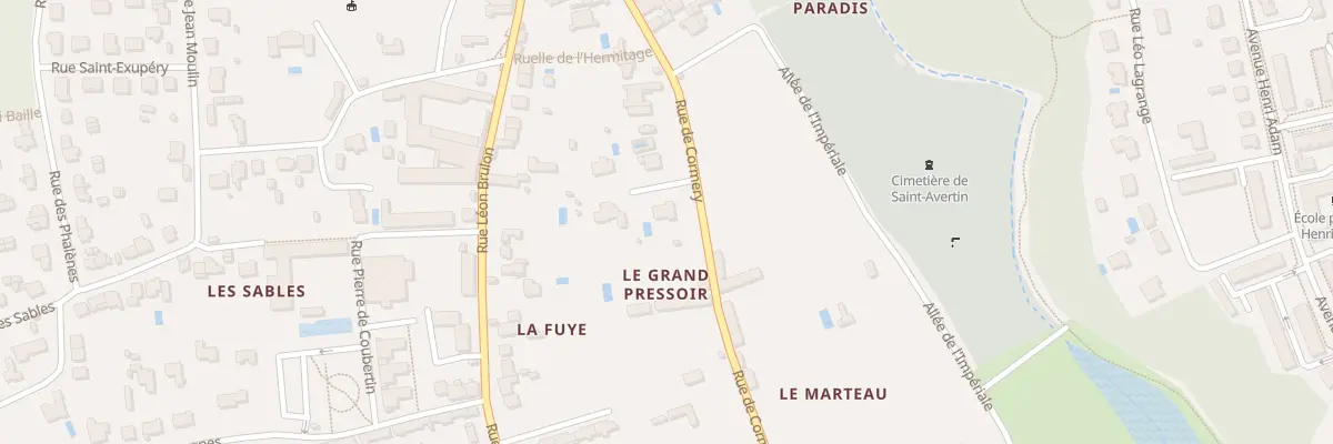 Plan du 67B Rue de Cormery à Saint-Avertin