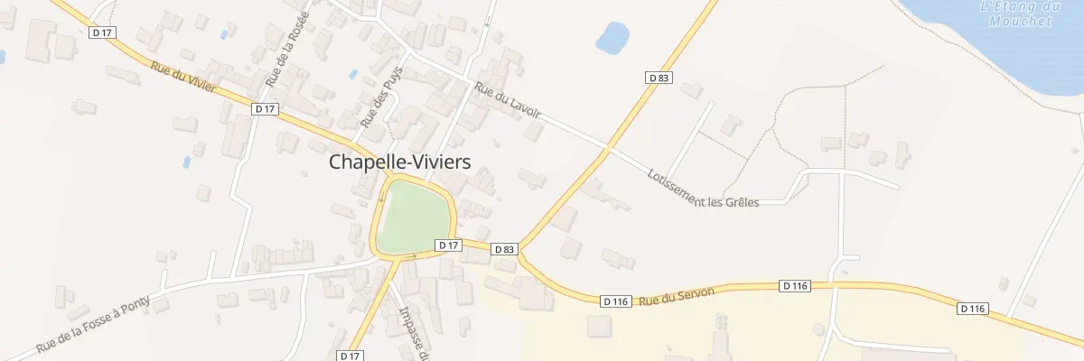 Plan du 1 Rue de la Fontaine St Etienne à Chapelle-Viviers