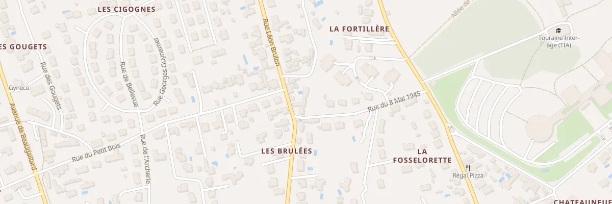 Plan du 86 Rue Léon Brûlon à Saint-Avertin