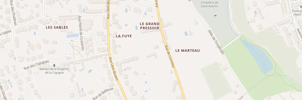 Plan du 77 Rue de Cormery à Saint-Avertin