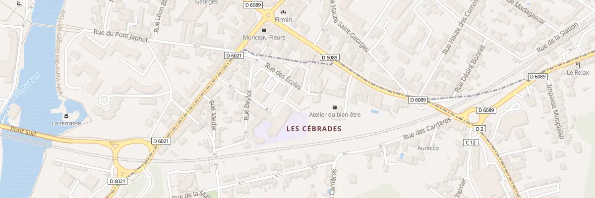 Plan du 6 Rue des Ecoles à Sanilhac