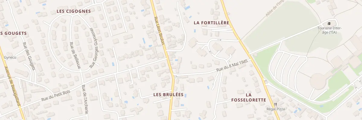 Plan du 84 Rue Léon Brûlon à Saint-Avertin