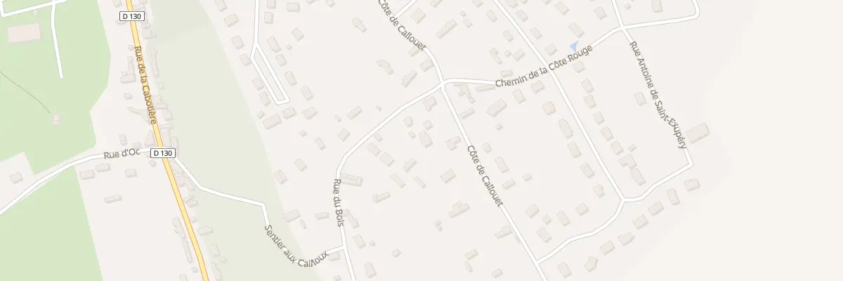 Plan du 34B Côte de Callouet à Brionne