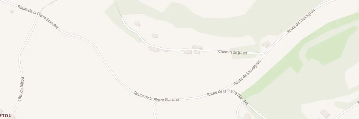 Plan du 5163 Jouet à Sauvagnas