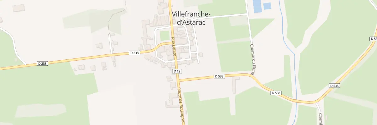 Plan du 38 Pl en Gaujan à Villefranche-d’Astarac