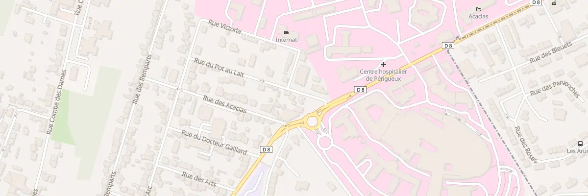 Plan du 1B Rue du Pot au Lait à Périgueux