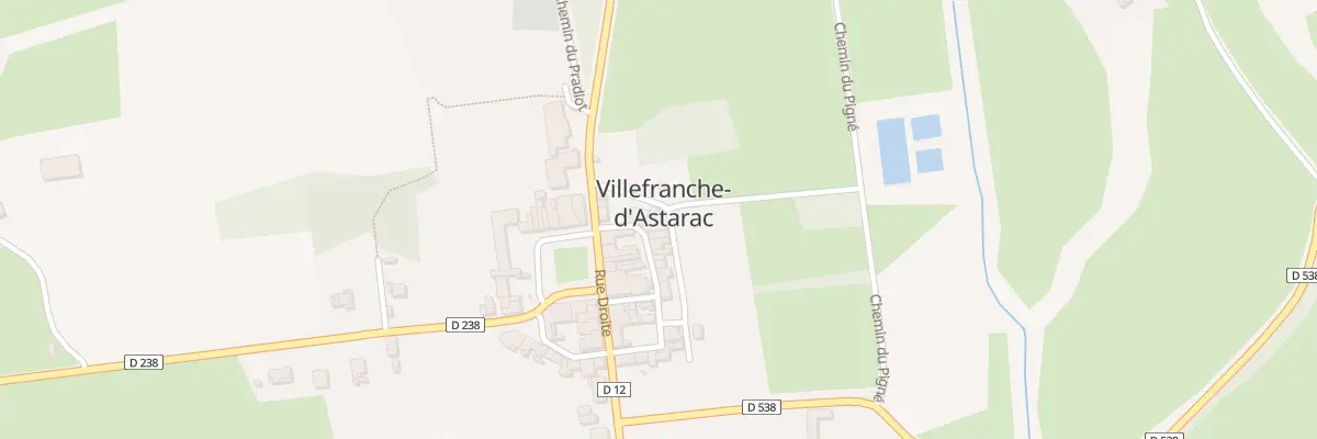 Plan du 5010 Le Village à Villefranche-d’Astarac