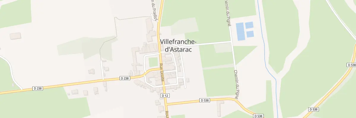 Plan du 5008 Le Village à Villefranche-d’Astarac