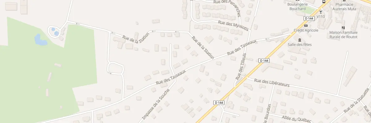 Plan du 6 Rue des Tasseaux à Routot