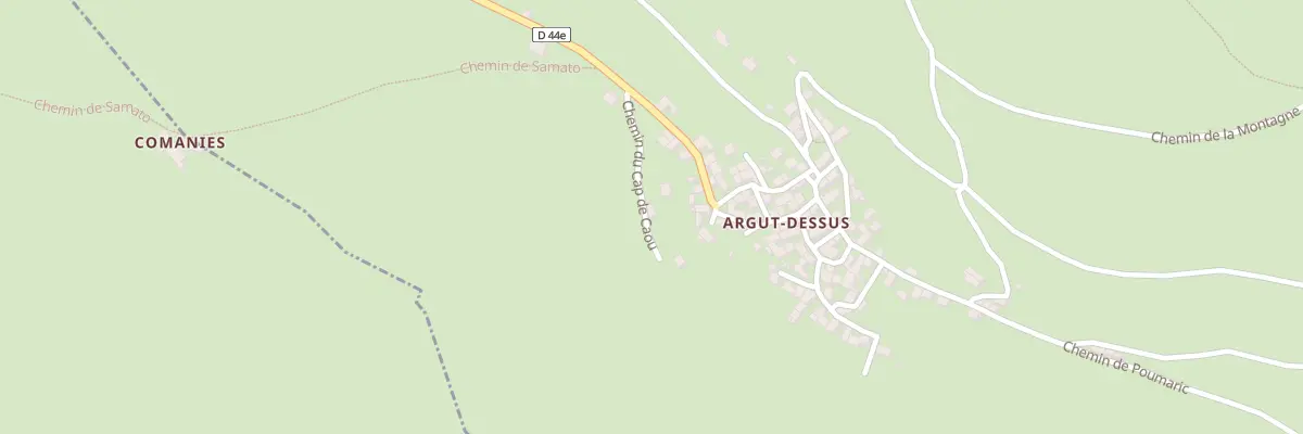 Plan du 71 Village d’Argut à Boutx
