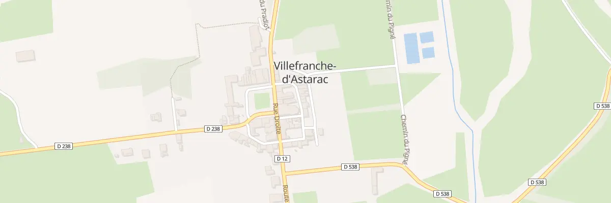 Plan du 71 Rue du Levant à Villefranche-d’Astarac