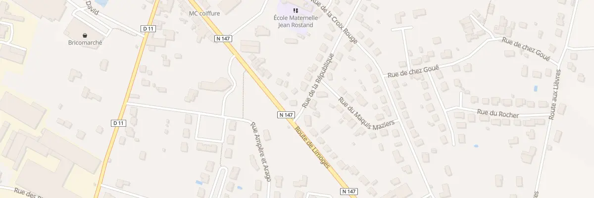 Plan du 39 Rue du Recteur Pineau à Lussac-les-Châteaux