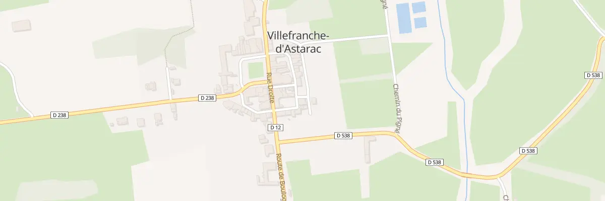 Plan du 5005 Le Village à Villefranche-d’Astarac