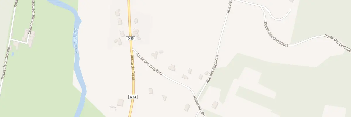Plan du 145 Rte des Bruyères à Saint-Front-la-Rivière