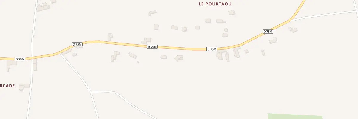 Plan du 39 Le Pourtaou à Larcan