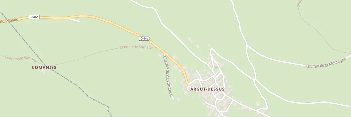 Plan du 40 Village d’Argut à Boutx