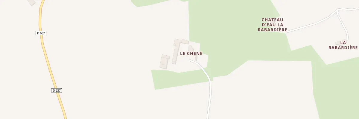 Plan du 11 Le Chene à Cormes