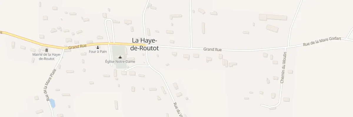 Plan du 12 Grande Rue à La Haye-de-Routot