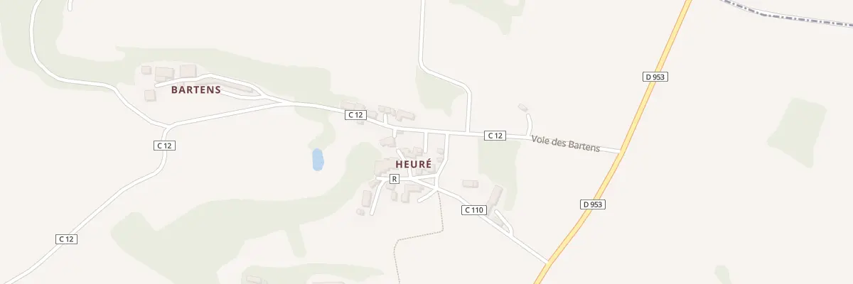 Plan du 5099 A Heure et Bartens à L’Isle-Bouzon