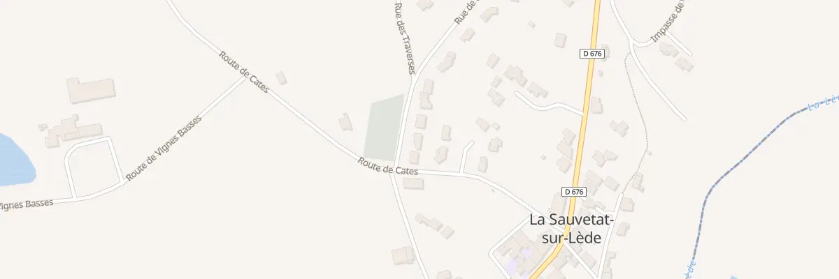 Plan du 5337 Les Caliaux à La Sauvetat-sur-Lède