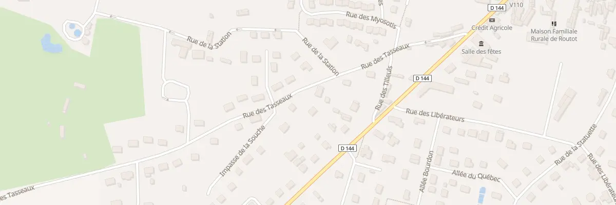 Plan du 5 Rue des Tasseaux à Routot